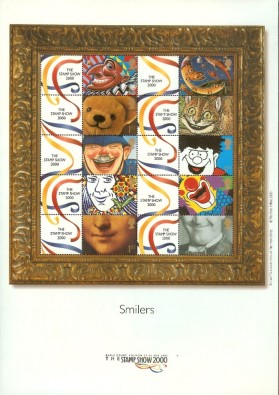 2000 GB - LS1 - "Stamp Show 2000" Greetings Smiler (10) MNH